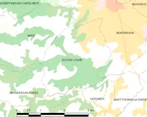 Poziția localității Écotay-l'Olme