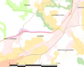 Poziția localității L'Horme