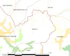Poziția localității Maizilly