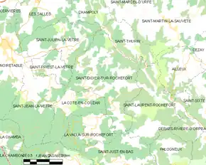 Poziția localității Saint-Didier-sur-Rochefort