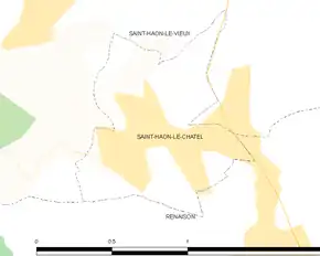 Poziția localității Saint-Haon-le-Châtel