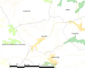 Poziția localității Villers