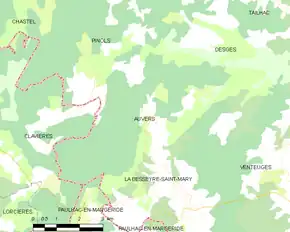 Poziția localității Auvers