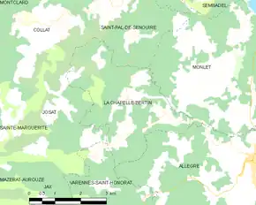 Poziția localității La Chapelle-Bertin