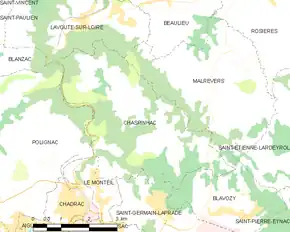 Poziția localității Chaspinhac