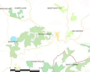 Poziția localității Fay-sur-Lignon