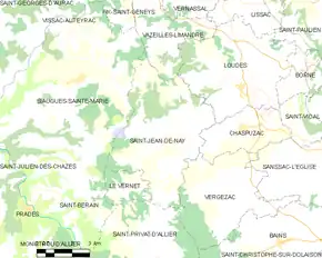 Poziția localității Saint-Jean-de-Nay