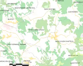 Poziția localității Saint-Pierre-Eynac