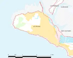 Poziția localității Le Croisic