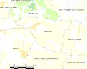 Poziția localității La Marne