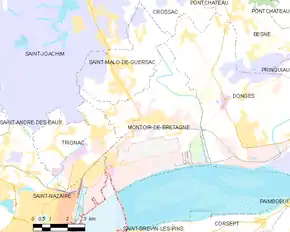 Poziția localității Montoir-de-Bretagne