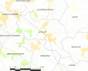 Poziția localității Le Pallet