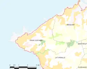 Poziția localității Piriac-sur-Mer