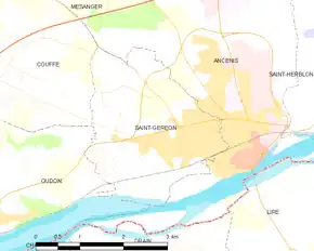 Poziția localității Saint-Géréon