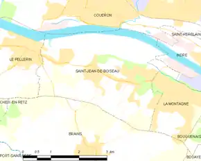Poziția localității Saint-Jean-de-Boiseau