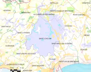 Poziția localității Saint-Joachim