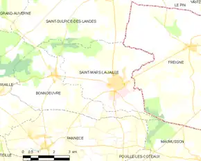 Poziția localității Saint-Mars-la-Jaille