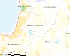 Poziția localității Saint-Michel-Chef-Chef