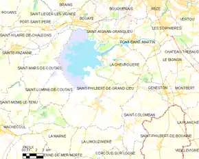 Poziția localității Saint-Philbert-de-Grand-Lieu