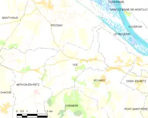 Poziția localității Vue