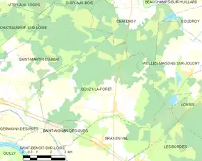 Poziția localității Bouzy-la-Forêt