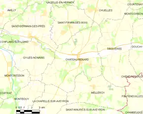 Poziția localității Château-Renard
