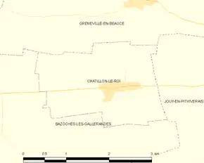 Poziția localității Châtillon-le-Roi