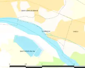 Poziția localității Combleux