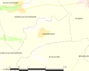 Poziția localității Grangermont