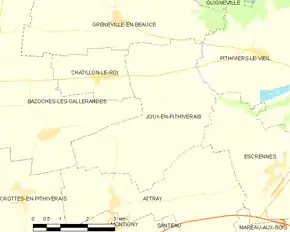 Poziția localității Jouy-en-Pithiverais