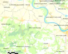 Poziția localității Neuvy-en-Sullias