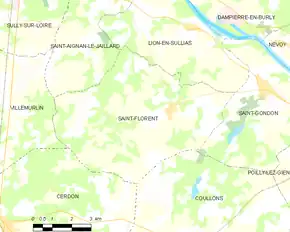 Poziția localității Saint-Florent