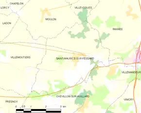 Poziția localității Saint-Maurice-sur-Fessard