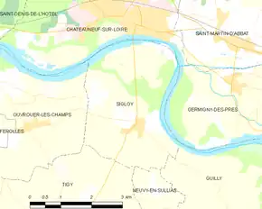 Poziția localității Sigloy