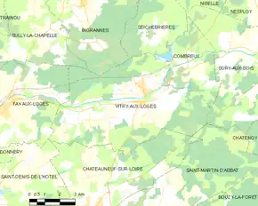 Poziția localității Vitry-aux-Loges