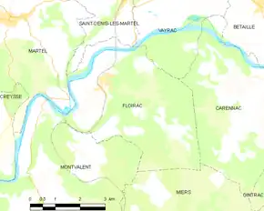 Poziția localității Floirac