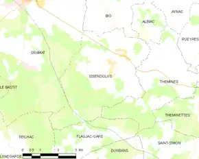 Poziția localității Issendolus