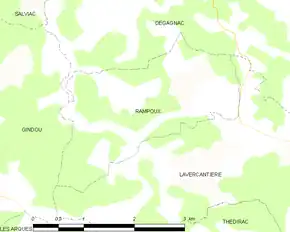 Poziția localității Rampoux