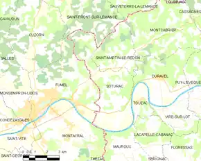 Poziția localității Soturac