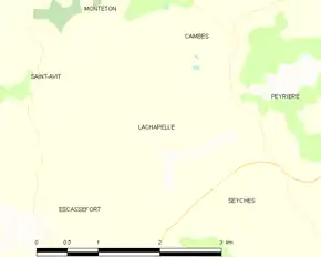 Poziția localității Lachapelle