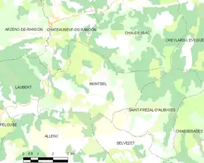 Poziția localității Montbel