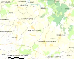 Poziția localității Ambillou-Château