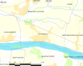 Poziția localității La Bohalle