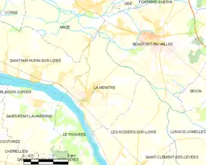 Poziția localității La Ménitré