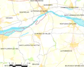 Poziția localității Le Mesnil-en-Vallée