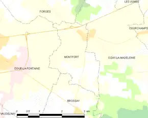 Poziția localității Montfort