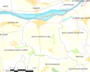 Poziția localității Saint-Florent-le-Vieil