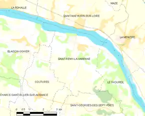 Poziția localității Saint-Rémy-la-Varenne