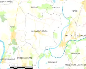 Poziția localității Soulaire-et-Bourg