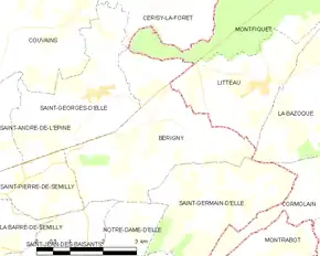 Poziția localității Bérigny